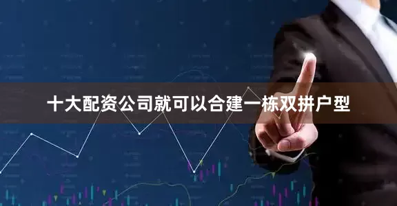 十大配资公司就可以合建一栋双拼户型